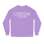 Custom Text Crewneck Sweatshirt — Personalized College-Style Pullover