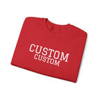 Embroidered Custom Vintage-Style Crewneck Sweatshirt