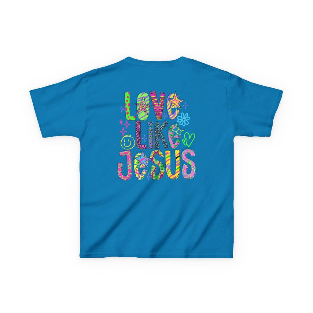 Kids "Love Like Jesus" T-Shirt — Colorful Christian Kids Tee