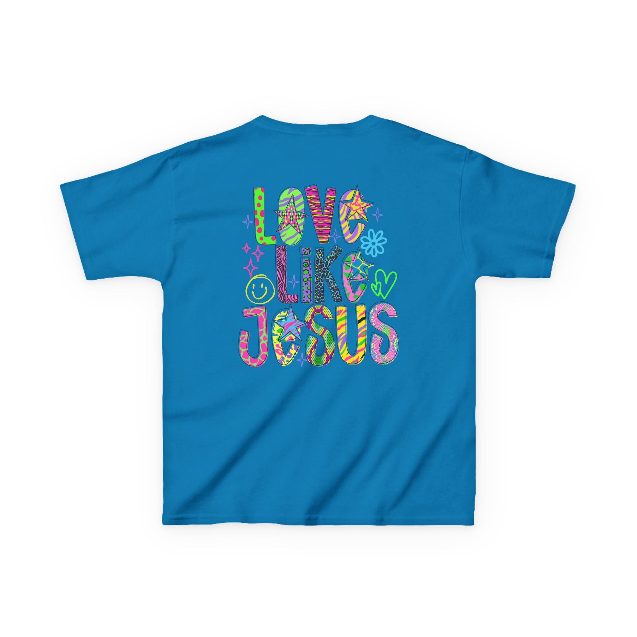 Kids "Love Like Jesus" T-Shirt — Colorful Christian Kids Tee