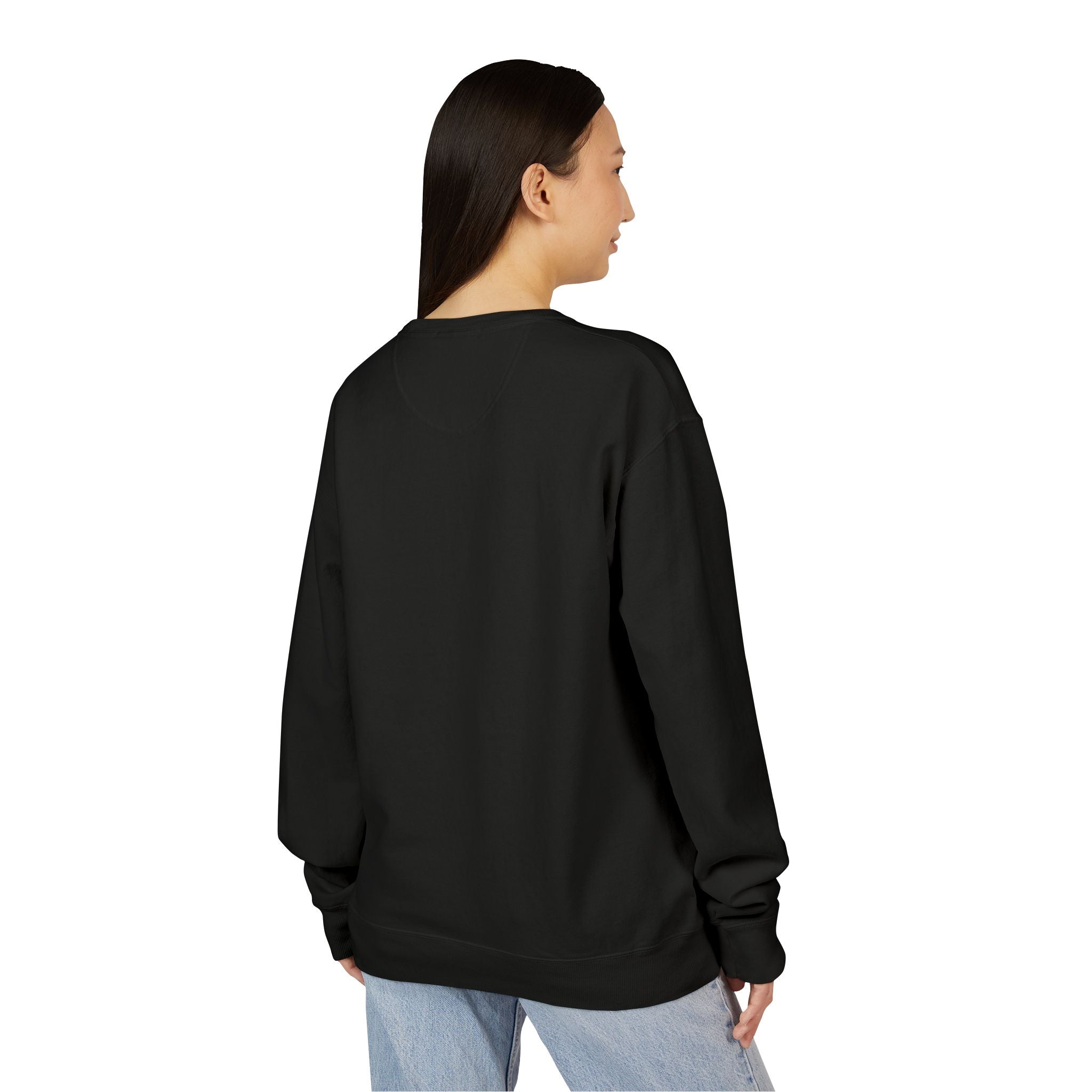 Custom Crewneck Sweatshirt — Vintage Garment-Dyed Comfort