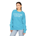 Custom Crewneck Sweatshirt — Vintage Garment-Dyed Comfort