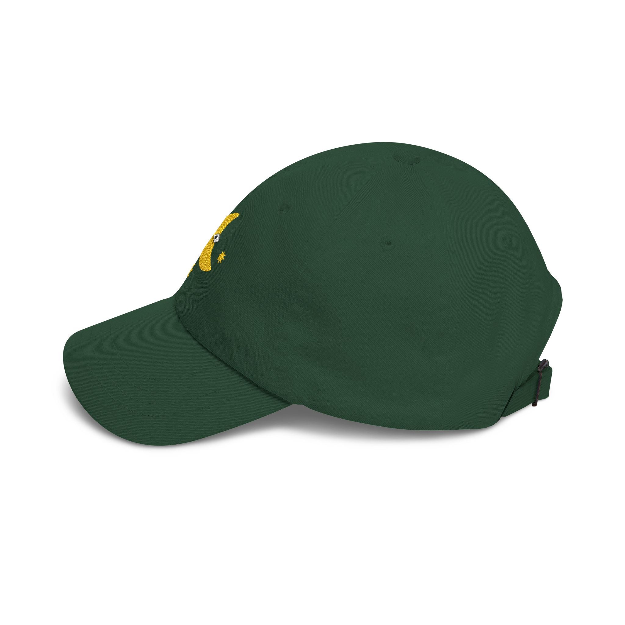 Moon Eye Dad Cap — Embroidered Crescent Moon & Stars Baseball Hat