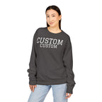 Custom Crewneck Sweatshirt — Vintage Garment-Dyed Comfort