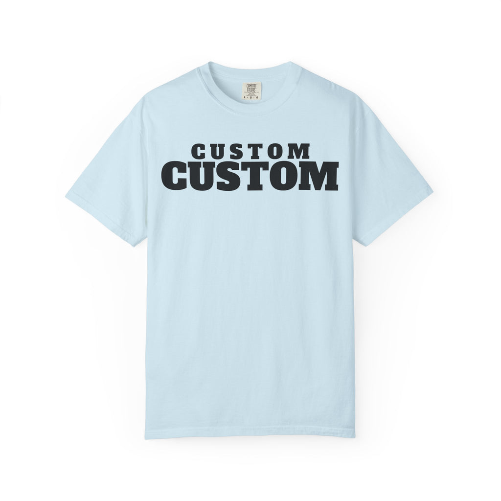 Custom Text T-Shirt — Personalized Bold Logo Tee