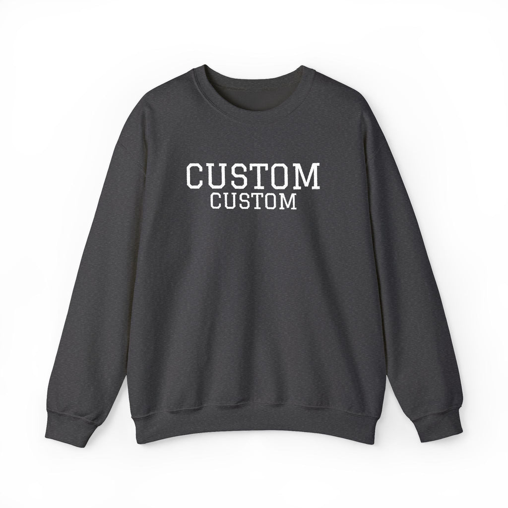 Embroidered Custom Vintage-Style Crewneck Sweatshirt