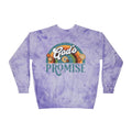 God's Promise Retro Rainbow Comfort Colors Crewneck Sweatshirt