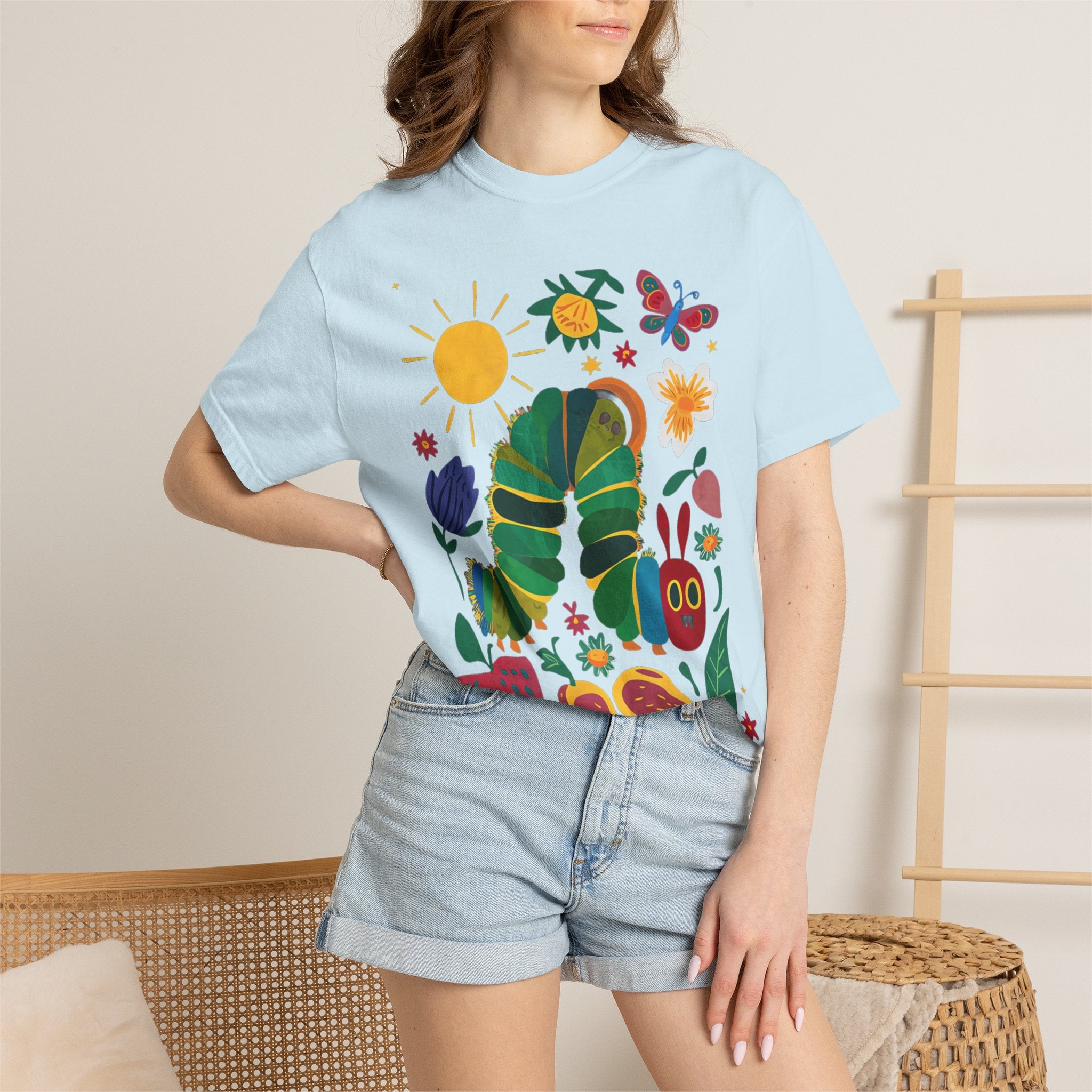 Very Hungry Caterpillar T-Shirt — Playful Teacher & Librarian Gift, Playful Spirit