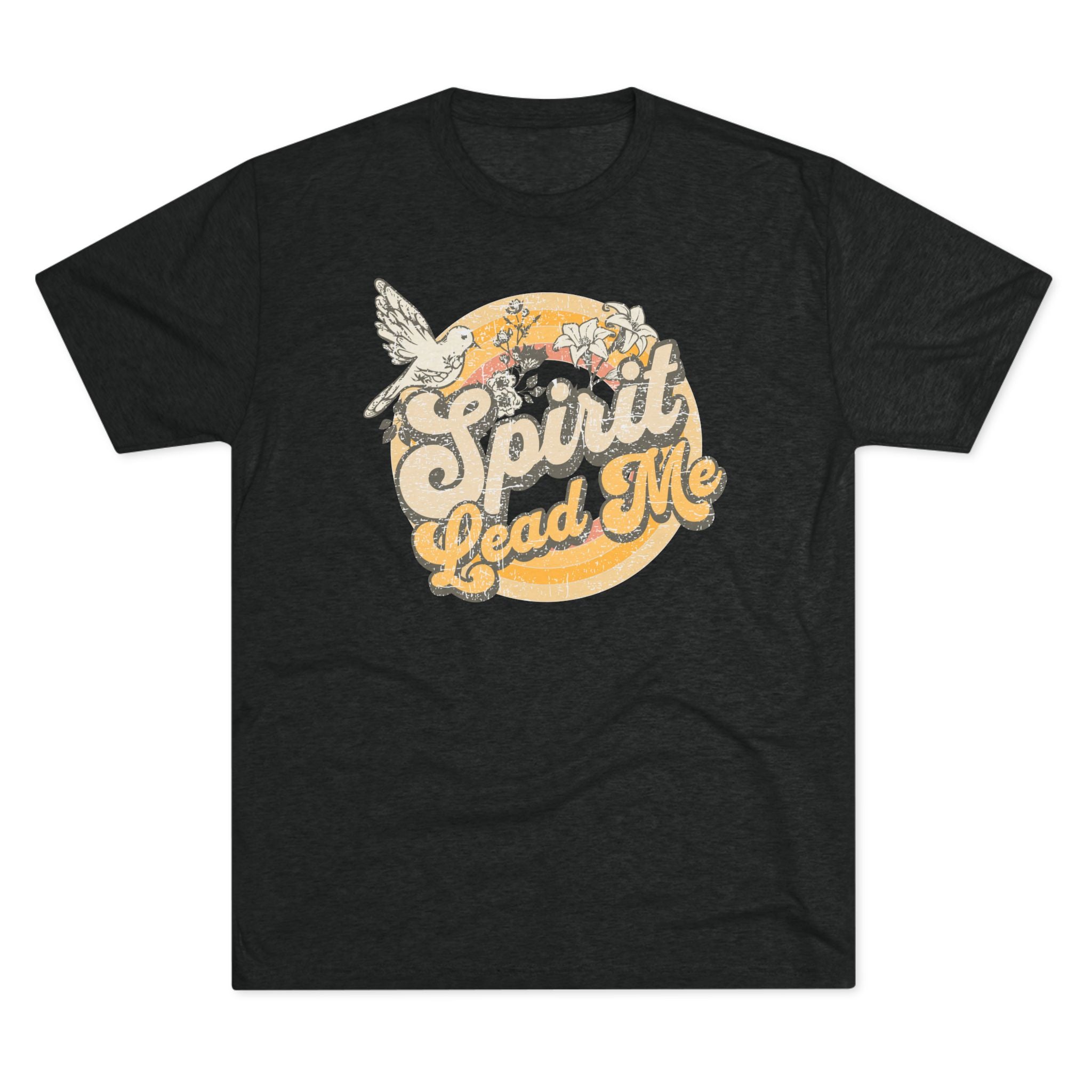 Spirit Lead Me Retro Crew T-Shirt — Buttery Soft Everyday Tee