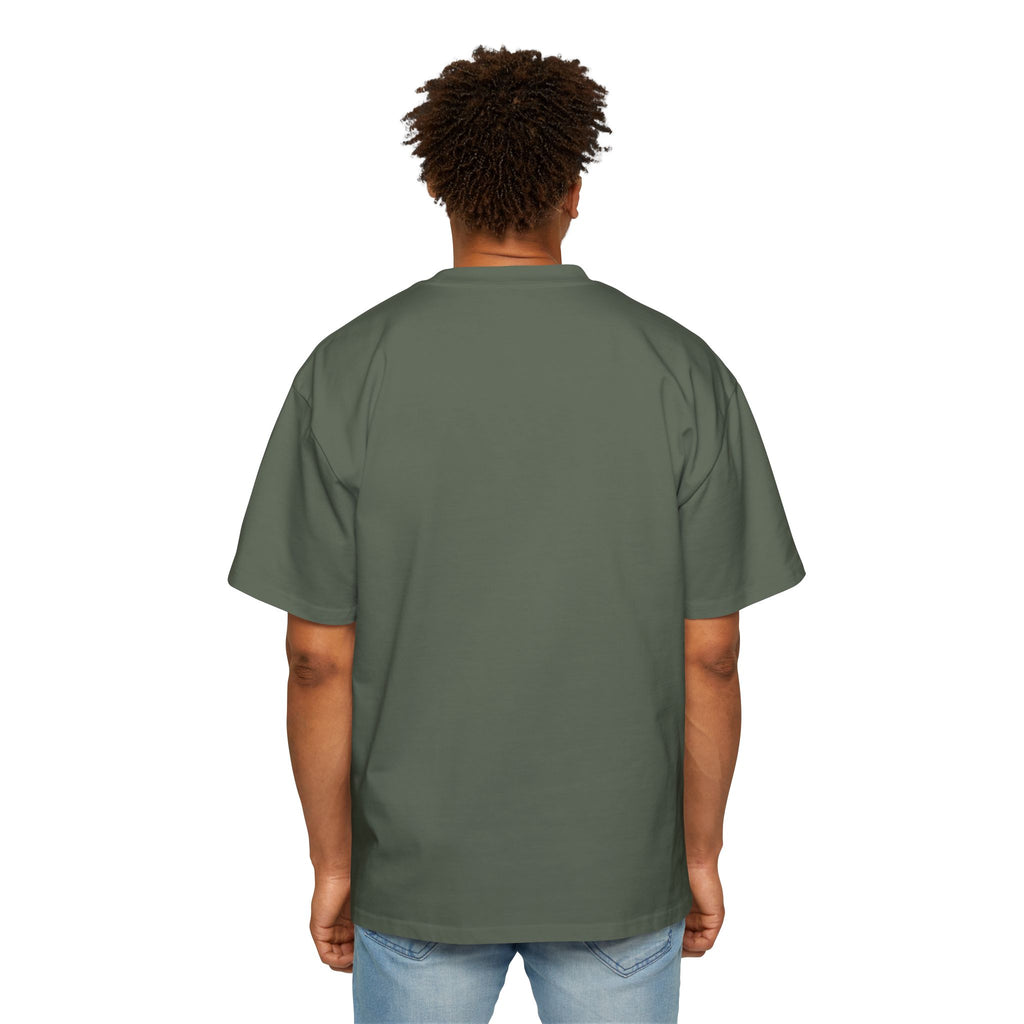 Custom T-Shirt - Custom Text Oversized Tee — Men's Personalized White T-Shirt