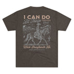 Christian Faith Crew Tee — "I Can Do All Things Through Christ Who Strengthens Me"