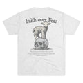 Christian Faith Crew Tee — "Faith Over Fear" Butter Soft