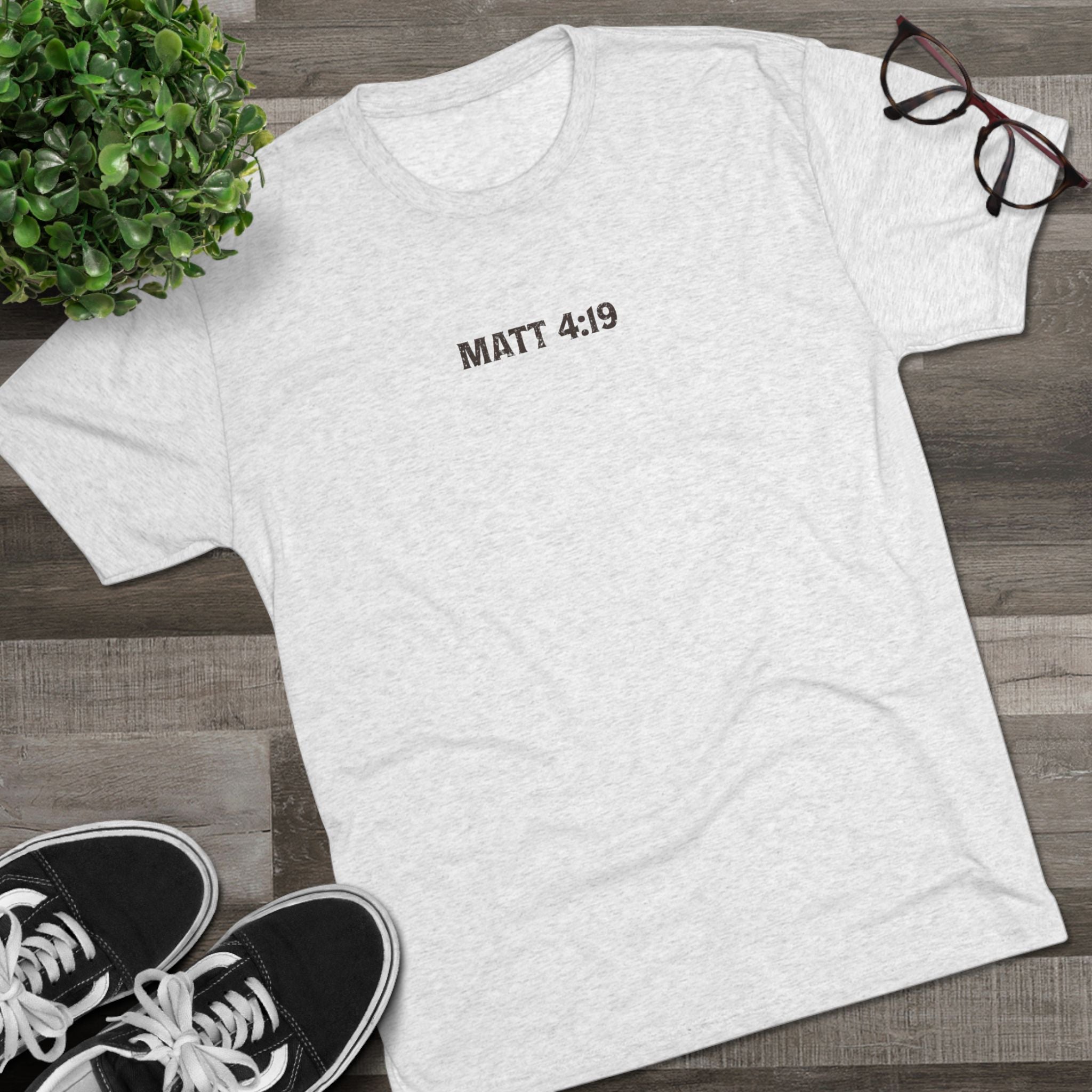 Follow Me and I Will Make You Fishers of Men Butter Soft Christian Tee