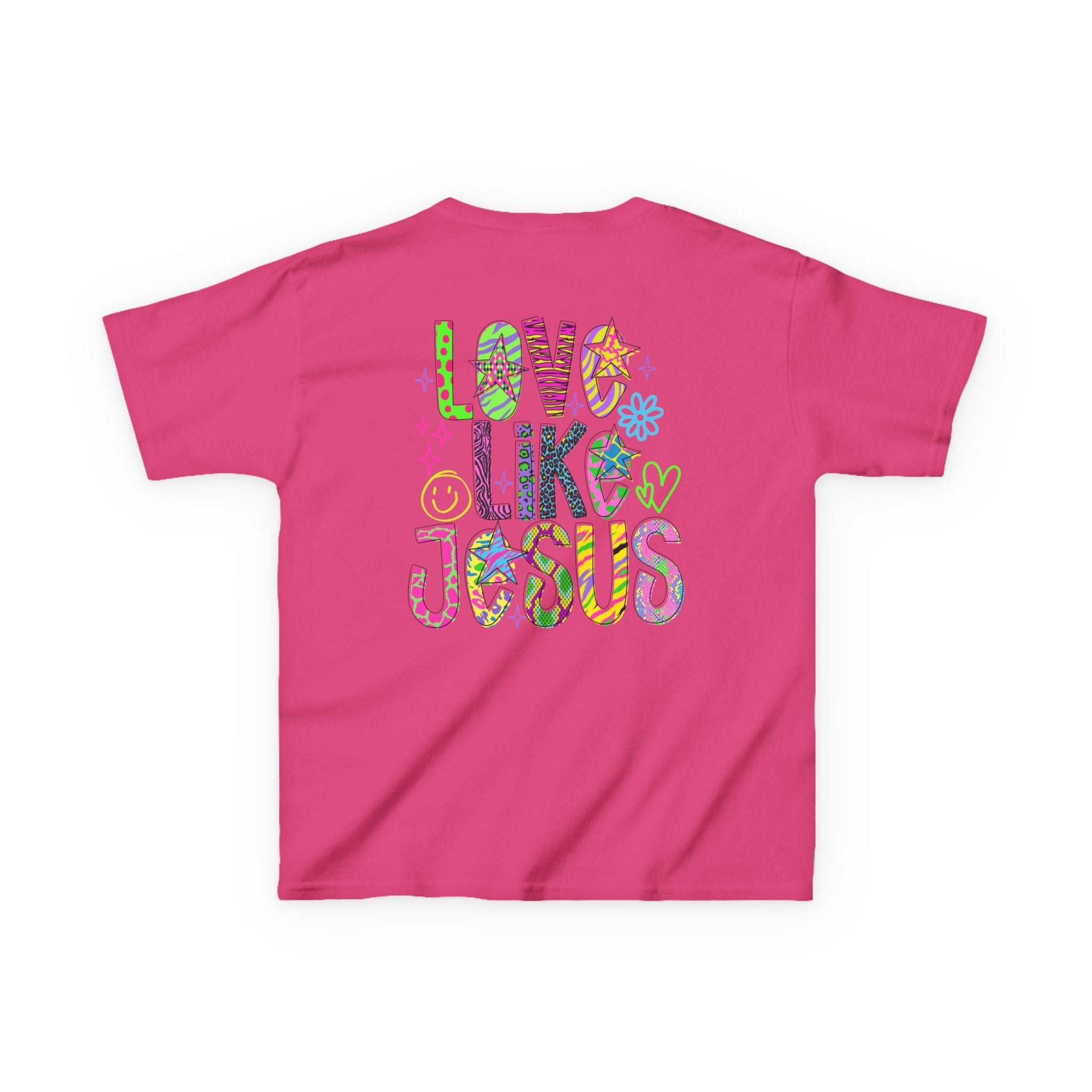 Kids "Love Like Jesus" T-Shirt — Colorful Christian Kids Tee