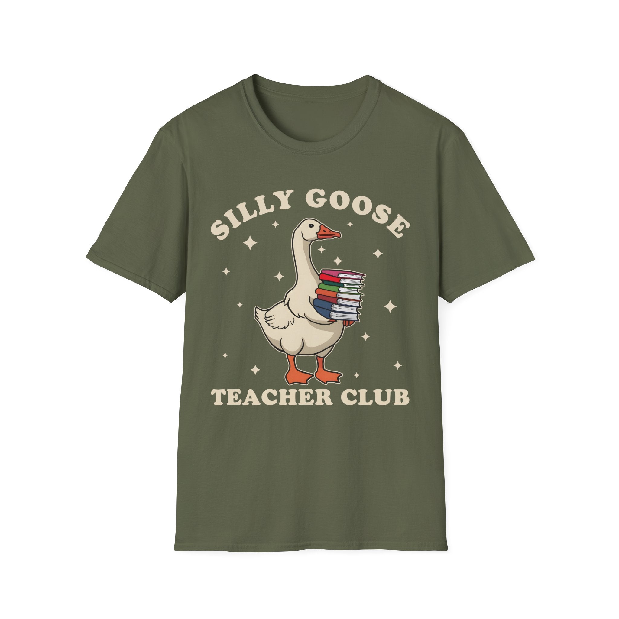 Silly Goose Teacher Club T-Shirt — Cute Teacher Graphic Tee