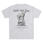 Christian Faith Crew Tee — "Faith Over Fear" Butter Soft