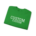 Embroidered Custom Vintage-Style Crewneck Sweatshirt