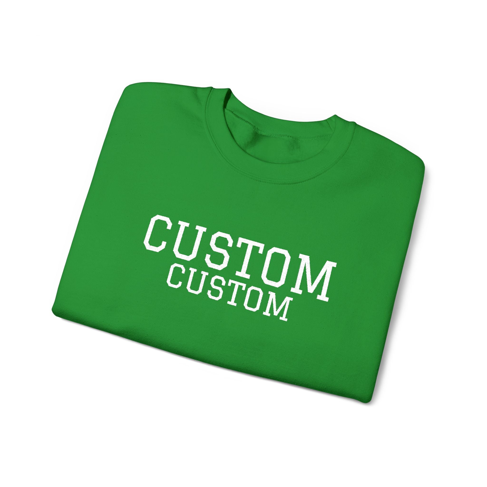 Embroidered Custom Vintage-Style Crewneck Sweatshirt