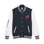 Custom Gift - Letterman Jacket for Teacher — Colorful "Very Hungry Caterpillar" Garden Back Patch