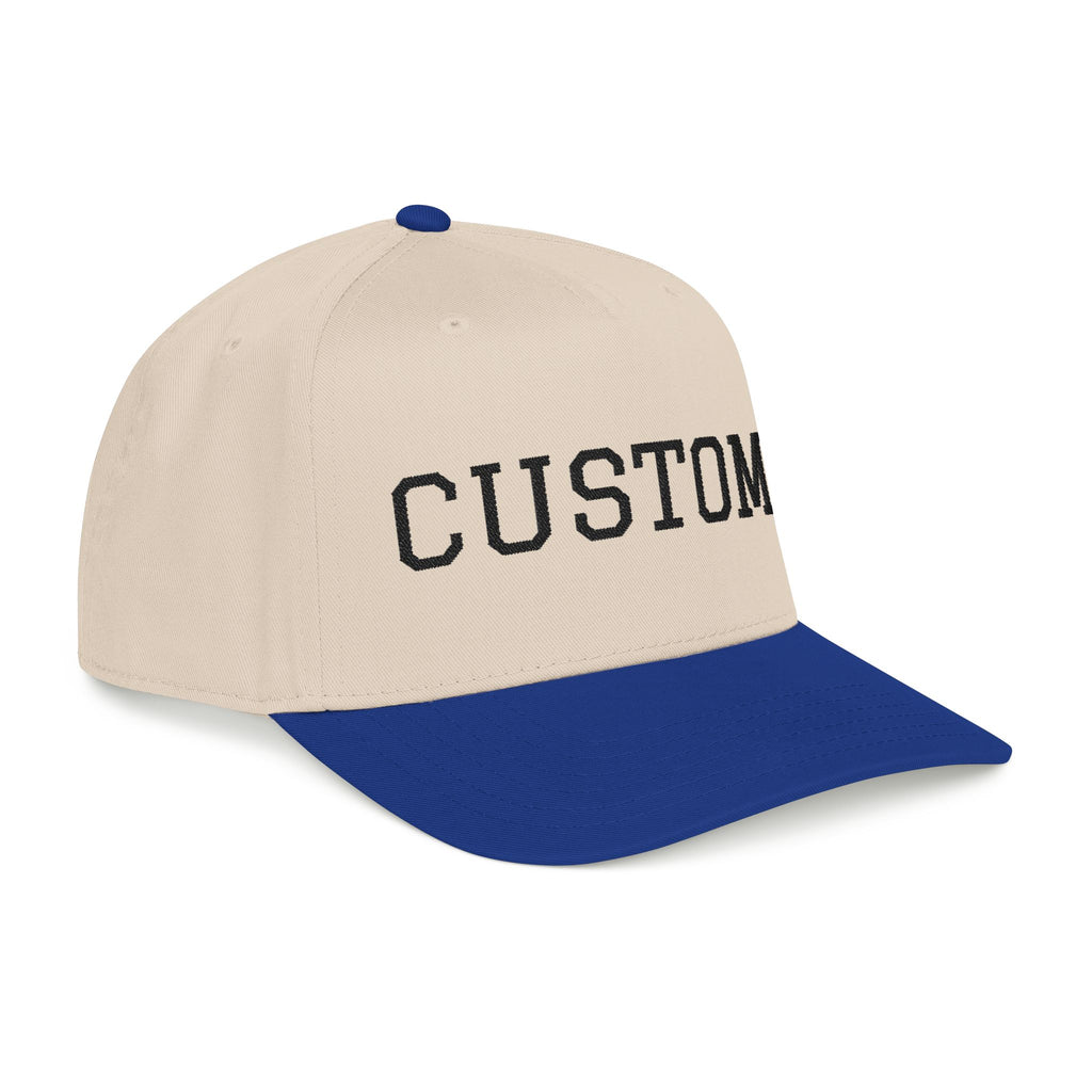 Custom Baseball Cap Two Toned Mid Profile Baseball Cap