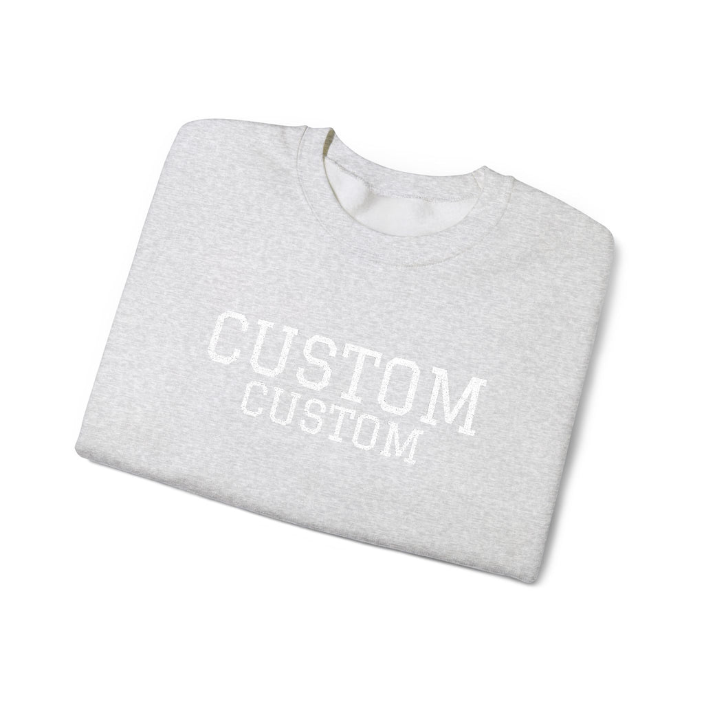Embroidered Custom Vintage-Style Crewneck Sweatshirt