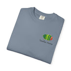 Custom Teacher Gift Caterpillar Garden T-Shirt — Colorful Children’s Storybook Graphic Tee