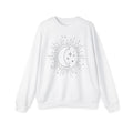Celestial Moon Sweatshirt — Minimal Moon & Stars Crewneck