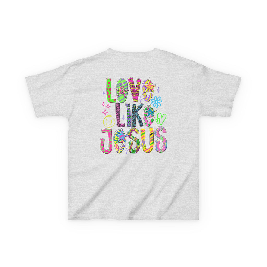 Kids "Love Like Jesus" T-Shirt — Colorful Christian Kids Tee