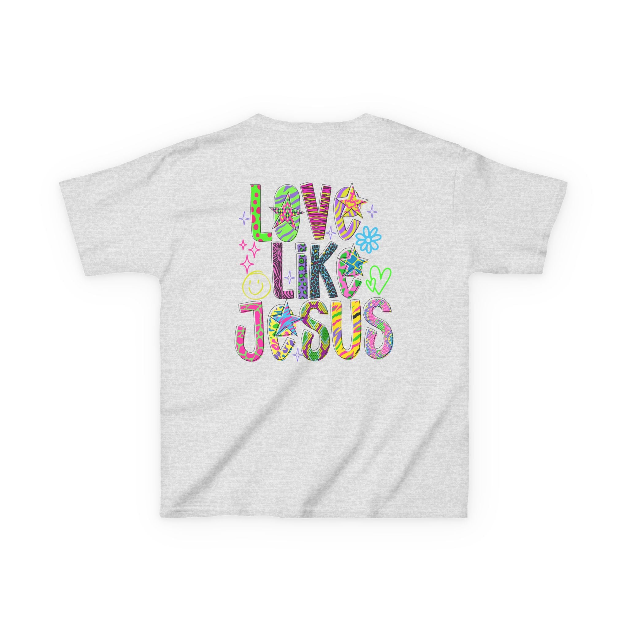 Kids "Love Like Jesus" T-Shirt — Colorful Christian Kids Tee