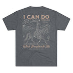Christian Faith Crew Tee — "I Can Do All Things Through Christ Who Strengthens Me"