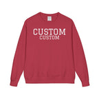 Custom Crewneck Sweatshirt — Vintage Garment-Dyed Comfort