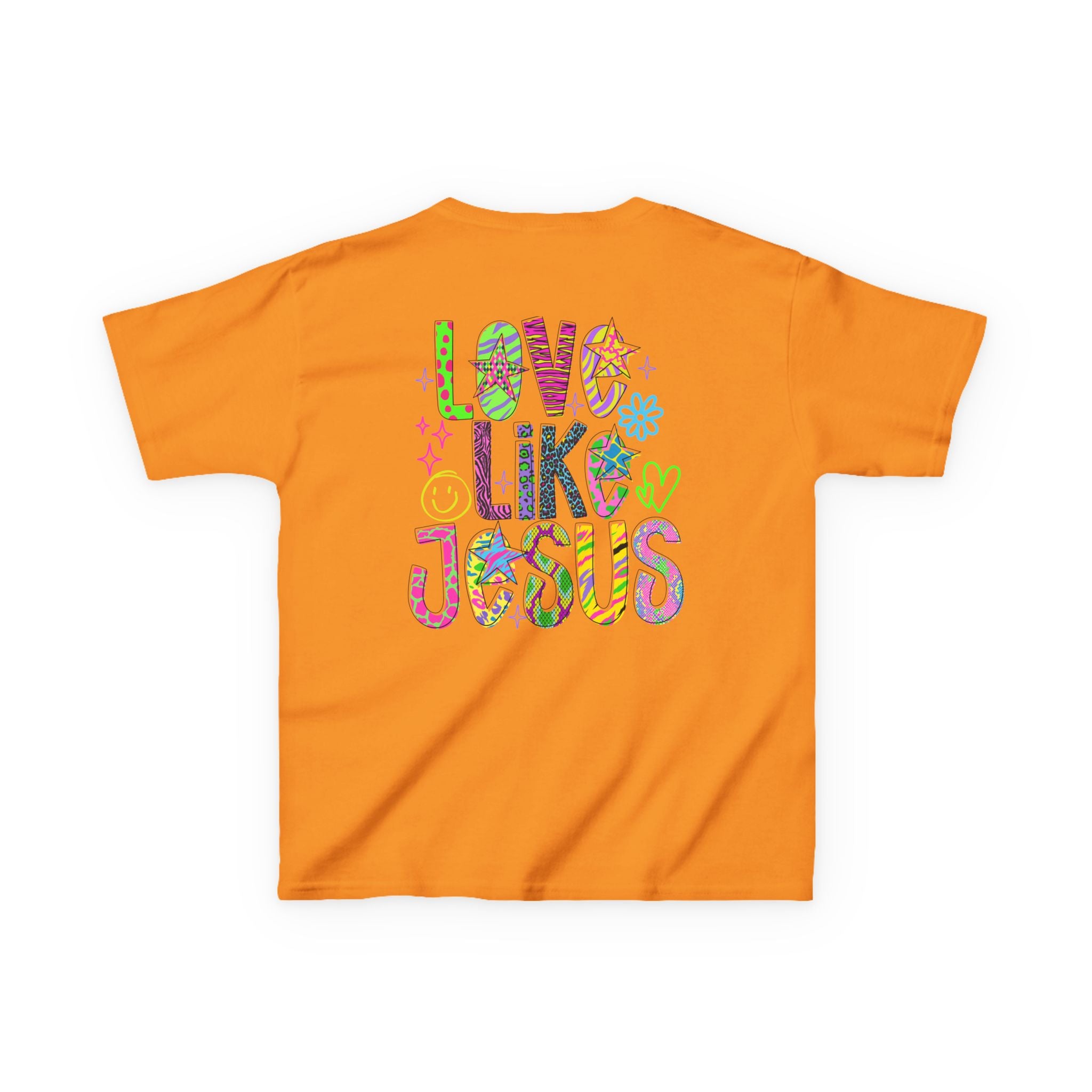 Kids "Love Like Jesus" T-Shirt — Colorful Christian Kids Tee