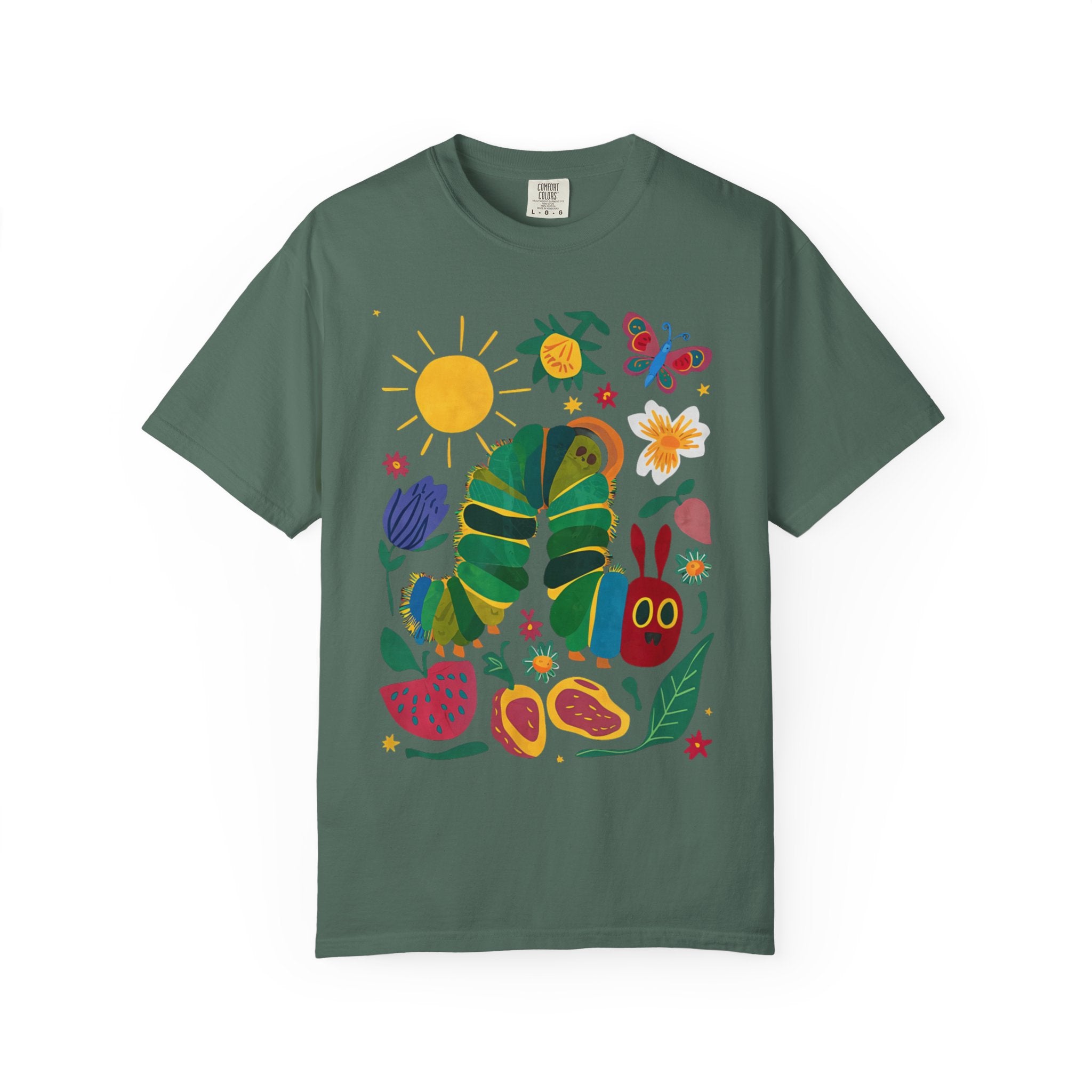 Very Hungry Caterpillar T-Shirt — Playful Teacher & Librarian Gift, Playful Spirit
