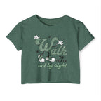 Christian Festival Crop Top — “Where the Lord Guides the Lord Provides” Isaiah 58:11 Graphic