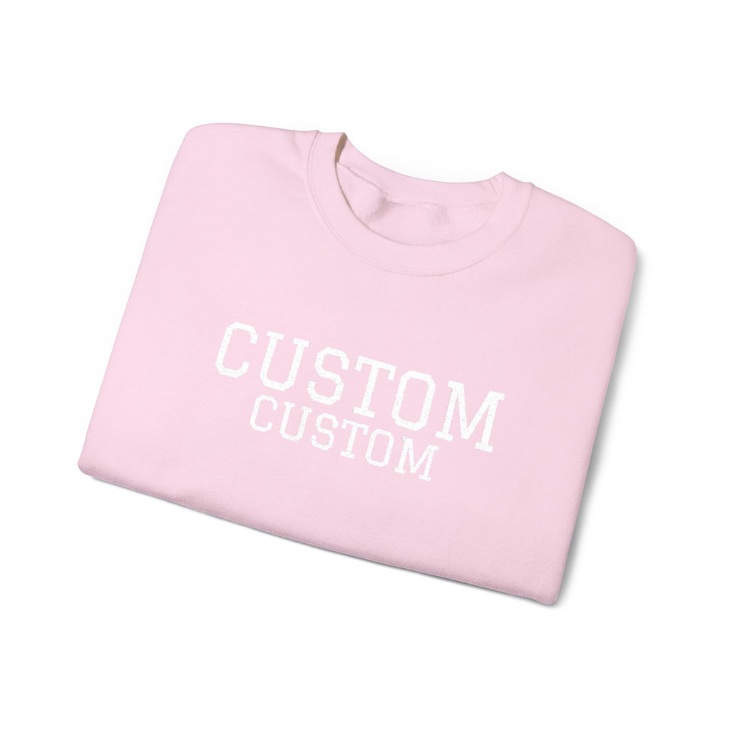 Embroidered Custom Vintage-Style Crewneck Sweatshirt