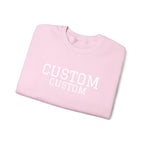Embroidered Custom Vintage-Style Crewneck Sweatshirt