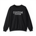 Embroidered Custom Vintage-Style Crewneck Sweatshirt