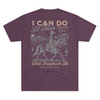 Christian Faith Crew Tee — "I Can Do All Things Through Christ Who Strengthens Me"