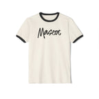 Custom Mascot Ringer T-Shirt — Vintage Script Logo Tee
