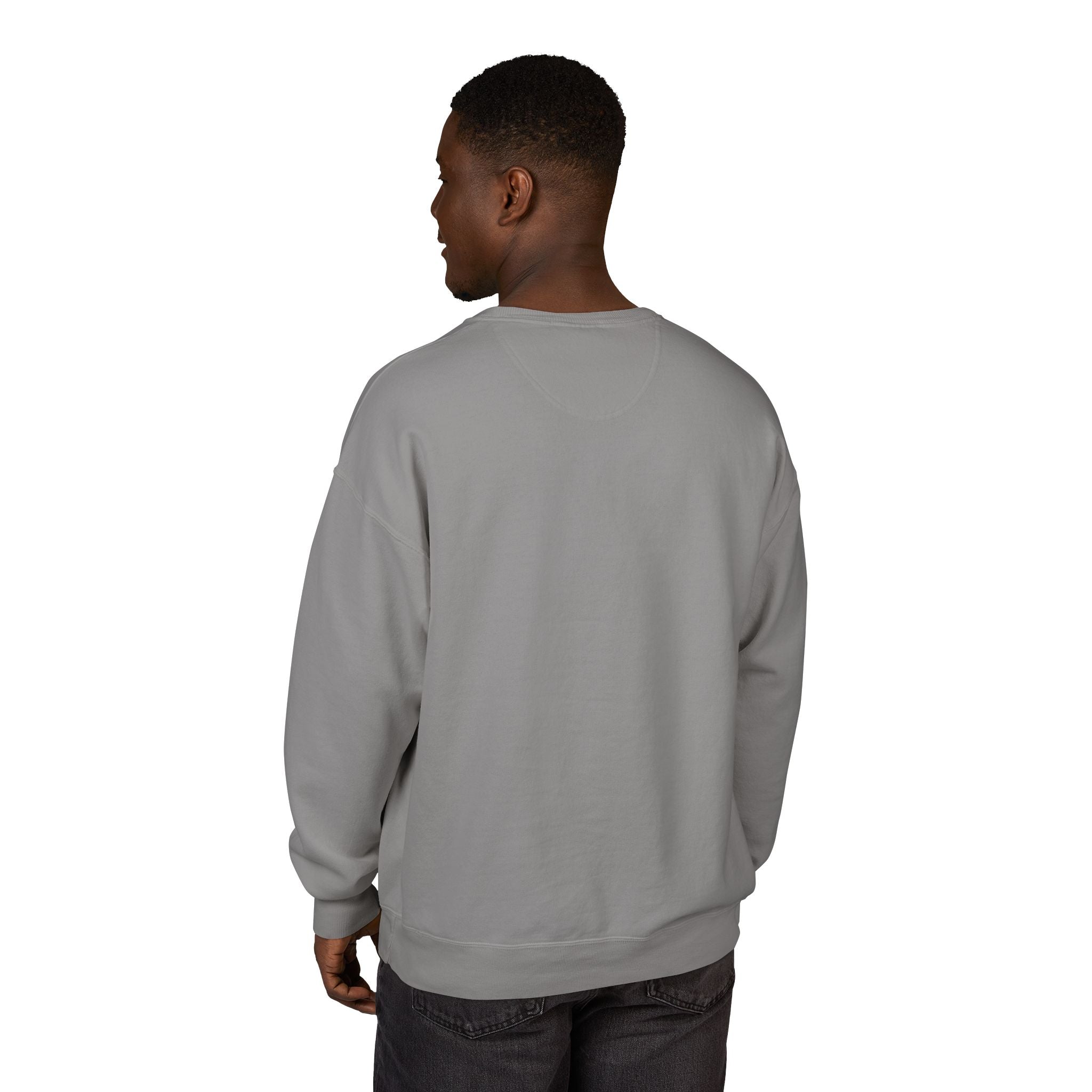Custom Crewneck Sweatshirt — Vintage Garment-Dyed Comfort