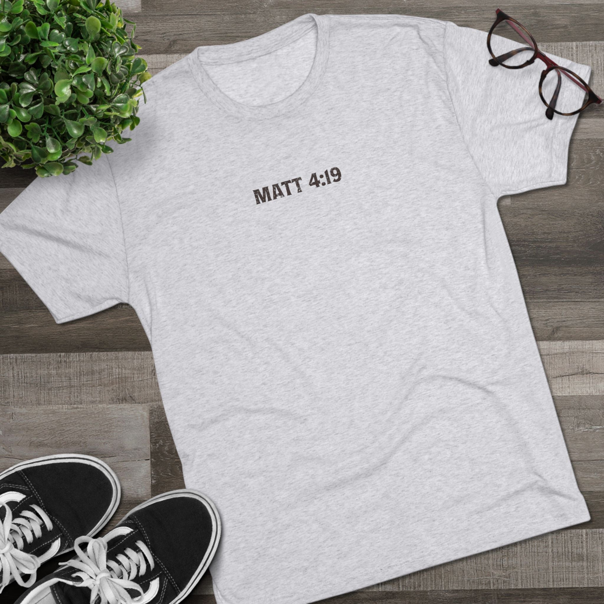 Follow Me and I Will Make You Fishers of Men Butter Soft Christian Tee