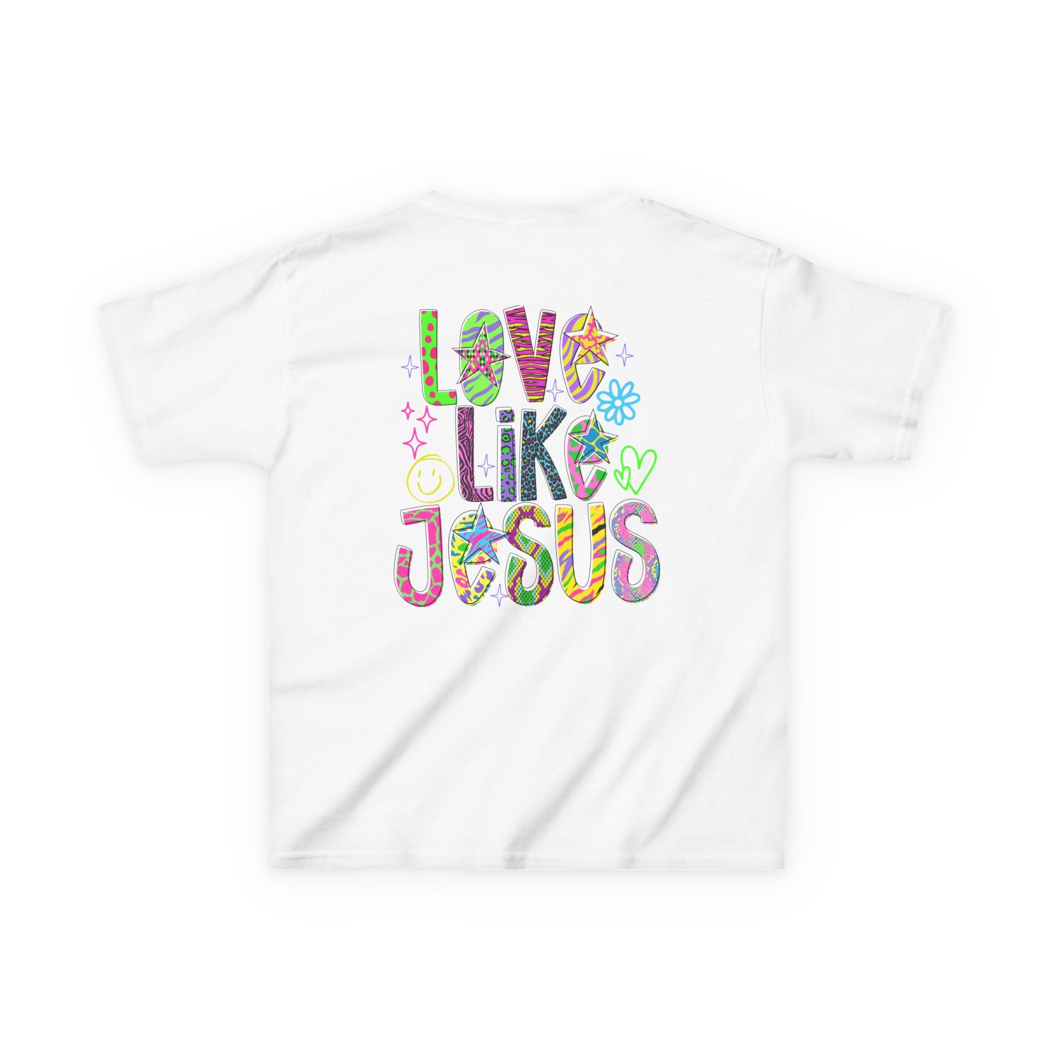 Kids "Love Like Jesus" T-Shirt — Colorful Christian Kids Tee