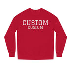 Custom Text Crewneck Sweatshirt — Personalized College-Style Pullover
