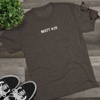 Follow Me and I Will Make You Fishers of Men Butter Soft Christian Tee