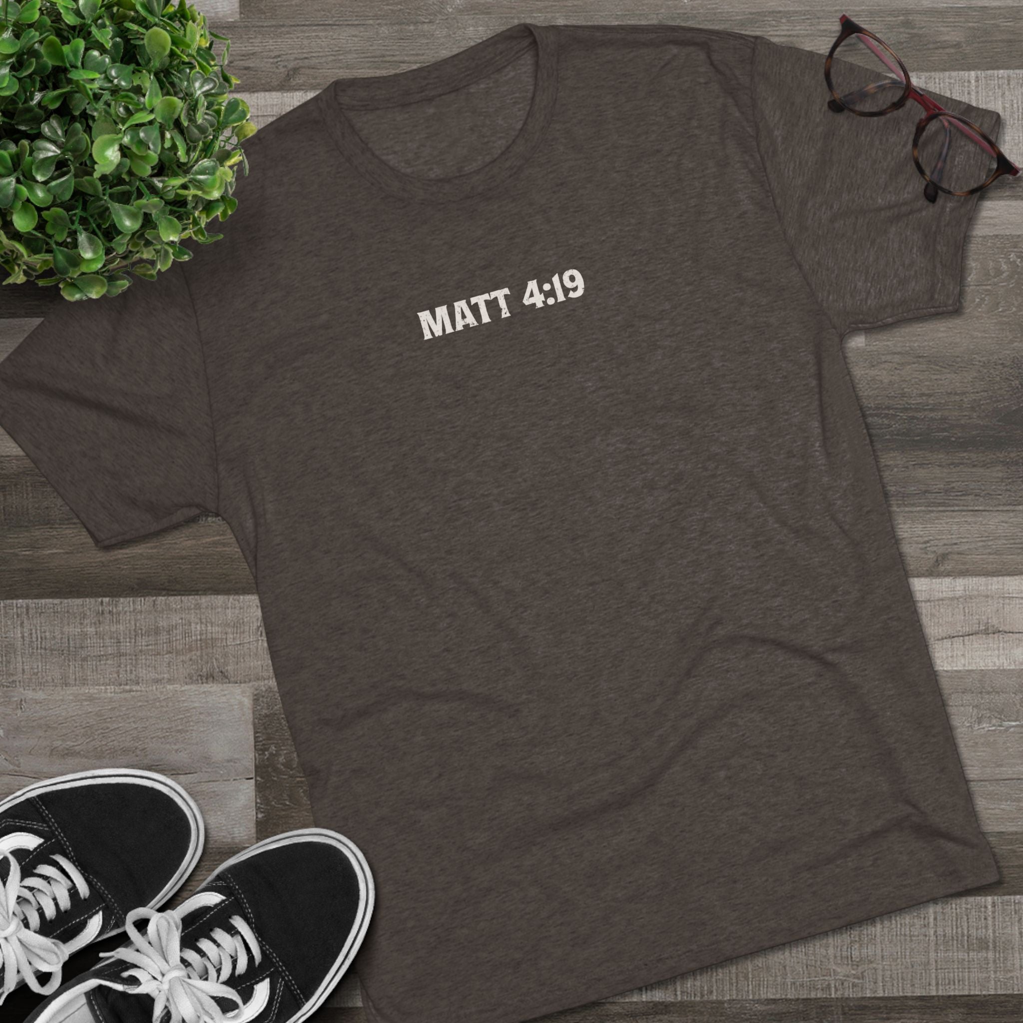 Follow Me and I Will Make You Fishers of Men Butter Soft Christian Tee