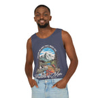 Fishers of Men Tank Top — Christian Fishing Graphic Tank ("Follow Me and I Will Make You" Matthew 4:19)