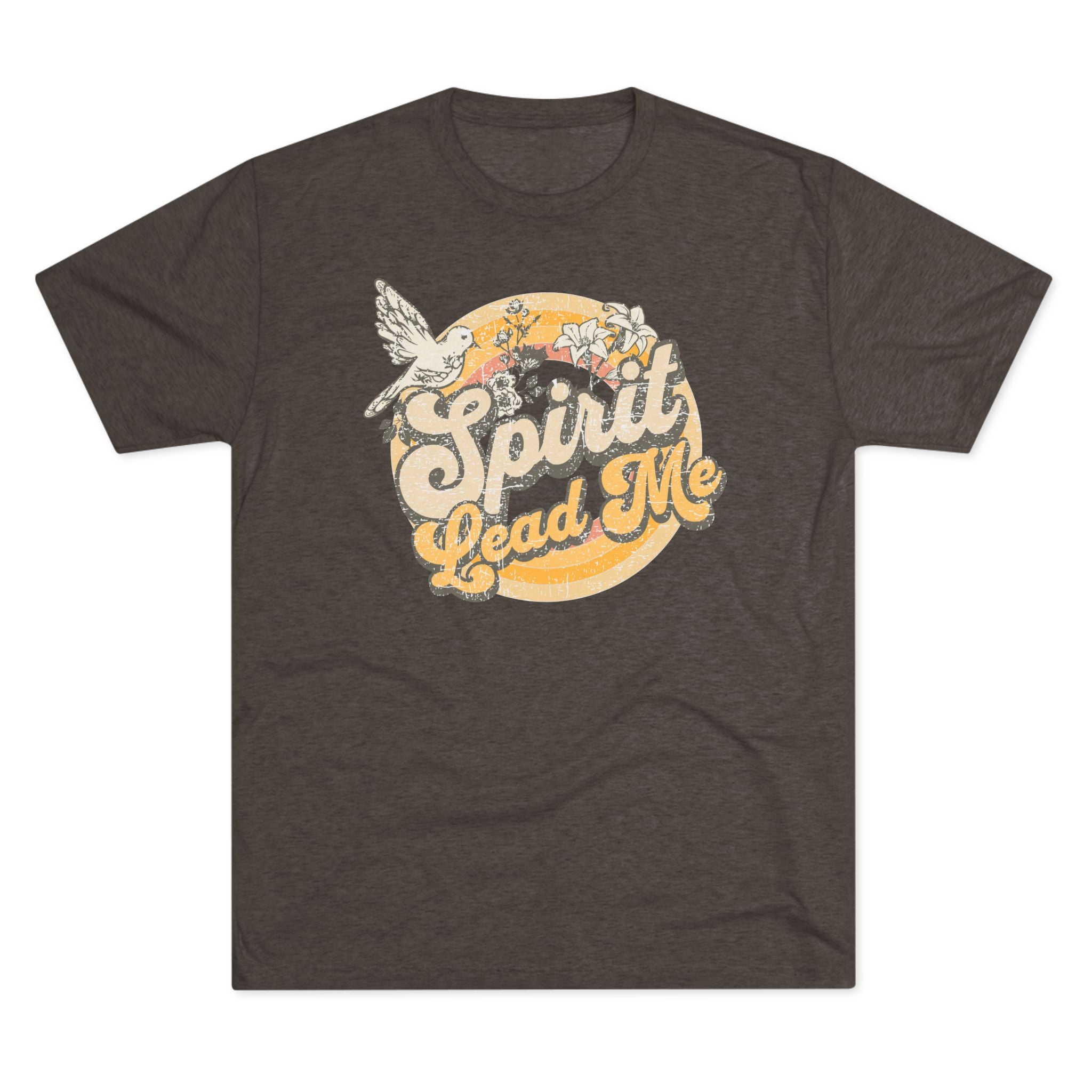 Spirit Lead Me Retro Crew T-Shirt — Buttery Soft Everyday Tee