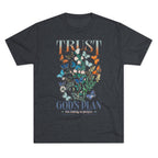 Trust God's Plan Butterflies T-Shirt — Butter-Soft Oversized Tee