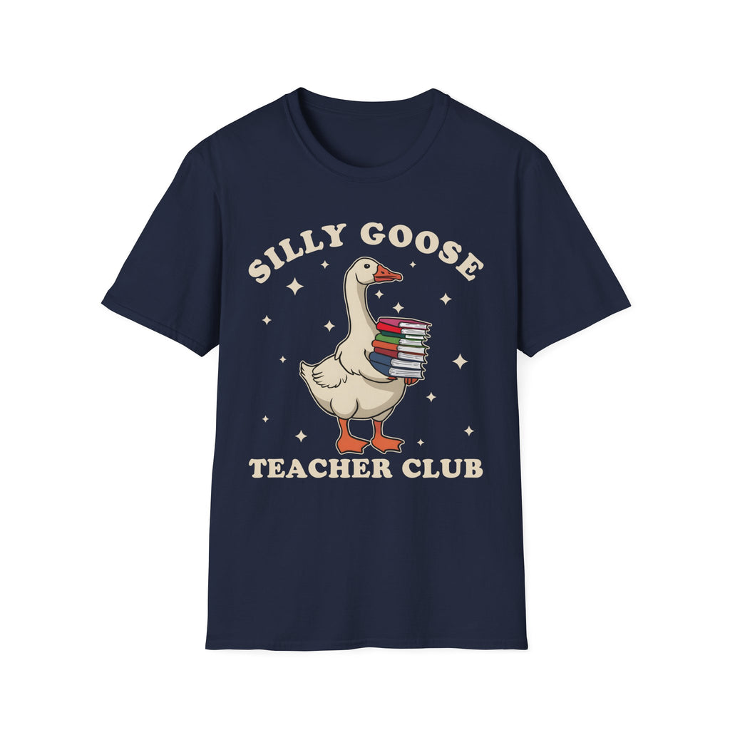 Silly Goose Teacher Club T-Shirt — Cute Teacher Graphic Tee