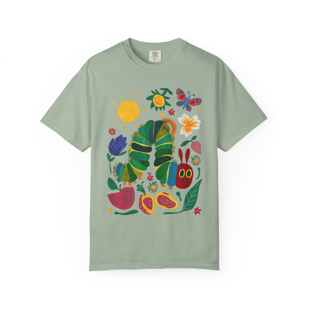 Very Hungry Caterpillar T-Shirt — Playful Teacher & Librarian Gift, Playful Spirit